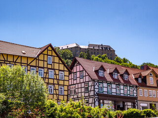 Altstadt mit Schloss in Blankenburg