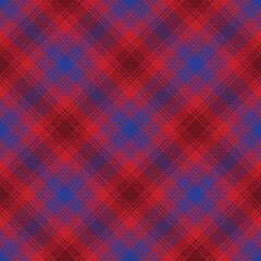 Red Navy Chevron Plaid Tartan textured Seamless Pattern Design