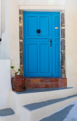 Blue door