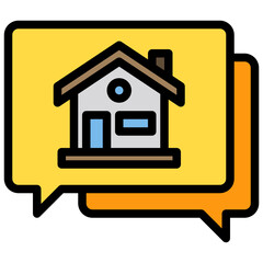 Avatar color line style icon