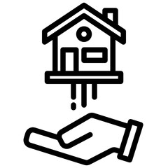 House outline style icon