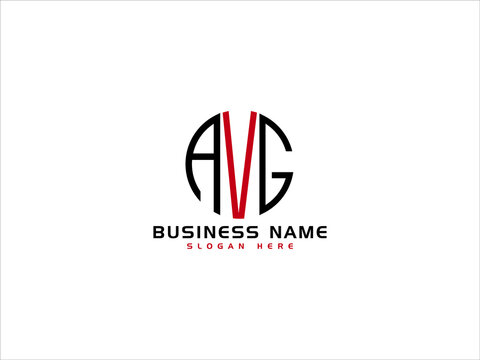 Letter AVG Logo Icon Vector Image Design For All Business