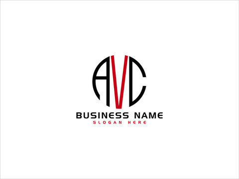 Letter AVC Logo Icon Vector Image Design For All Business