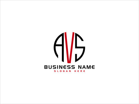 Letter AVS Logo Icon Vector Image Design For All Business