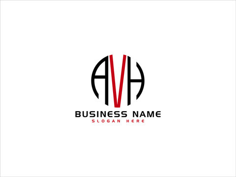 Letter AVH Logo Icon Vector Image Design For All Business