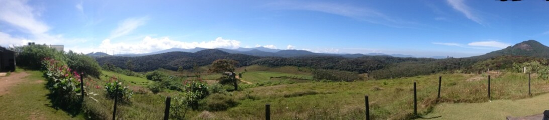 Fototapeta premium panorama of the mountains