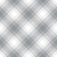 White Chevron Plaid Tartan textured Seamless Pattern Design