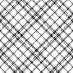 Black and White Chevron Plaid Tartan textured Seamless Pattern Design