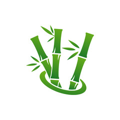 Bamboo logo vector template, Creative Bamboo logo design concepts