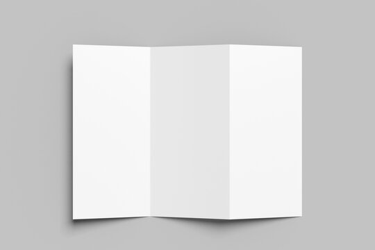 Trifold brochure mockup