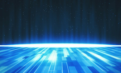 Technology Background With Copy Space , High Speed lights 