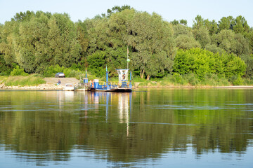 ferry across the river