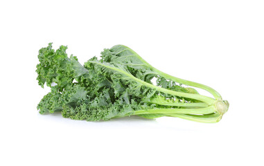Kale fresh isolated on white background
