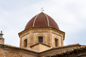 Obraz premium Close-up of the dome of a church. 