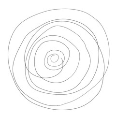 doodle illustration isolated on white background