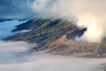 Bromo Mountain is an active volcano and part of the Tengger massif, in East Java, Indonesia. The...