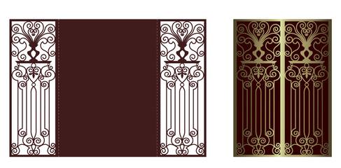 wedding invitation or greeting card