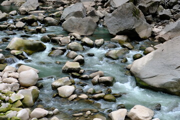 Obraz premium Peru Machu Picchu Aguas Calientes - Urubamba River