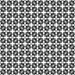 Black and white surface pattern texture. Bw ornamental graphic design. Mosaic ornaments. Pattern template. Vector illustration.