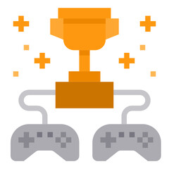 Trophy flat icon