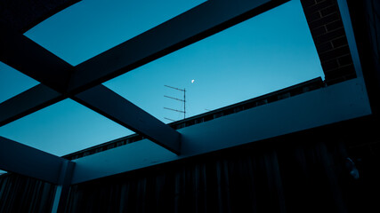 Fototapeta premium Moon in the sky