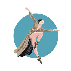 ballet dancer jumping