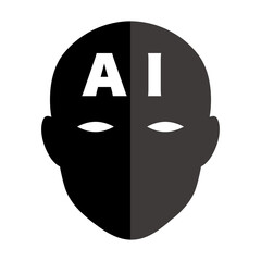 AIロボット（アンドロイド）のイメージアイコン