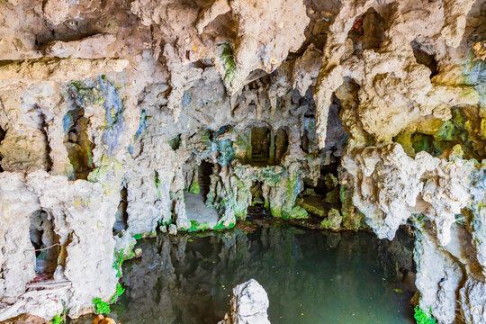 beautiful caves at parc Majolan, France.
