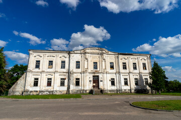 Abandoned Palace of the Radziwills in Dyatlovo, Belarus