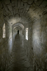 Fototapeta na wymiar tunnel in the castle