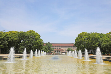 上野恩賜公園の噴水広場