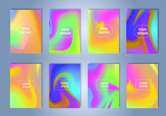 Modern vibrant gradient background. Creative template for design, cover, banner, poster, mobile app