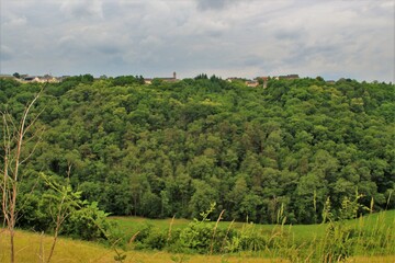 Fototapeta na wymiar Panorama autour d'Aubazine.(Corrèze)
