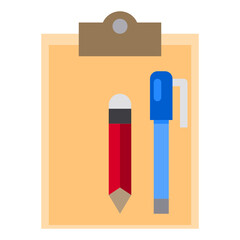 clipboard flat icon