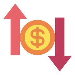 money flat icon