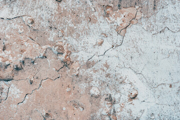 Fototapeta premium Old weathered cement wall as grunge background