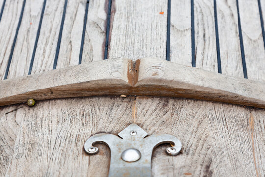 Dekoration und unlackierte Teil einer Gondel.