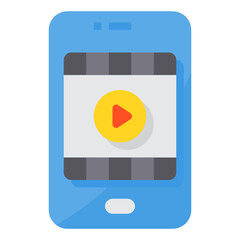 Video Player flat icon