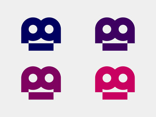 Pq logo design, letter p logo, letter q logo, robot logo, logo for company, logo for business, elegant logo, stylist logo