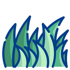 grass line icon