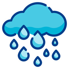 rain line icon