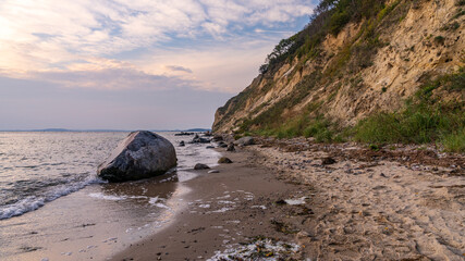 The Baltic Sea coast at the Nonnenloch near Gager, Mecklenburg-Western Pomerania, Germany