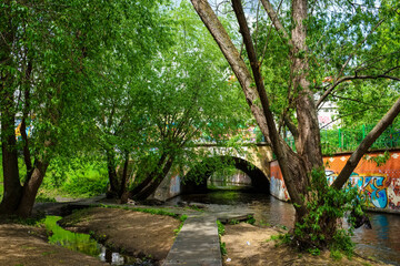 Panke im Wedding, Berlin, Deutschland