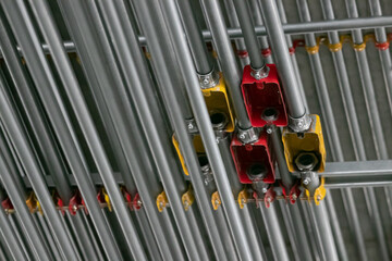 Typical installtion for electrical conduit in construction building