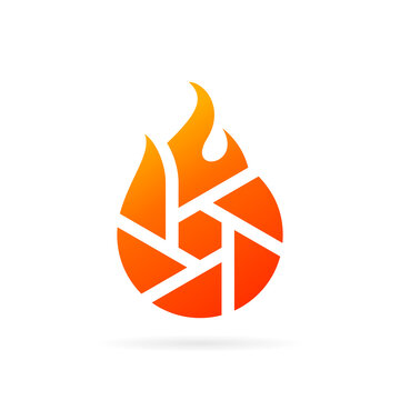 camera shuter vector logo