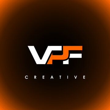 VPF Letter Initial Logo Design Template Vector Illustration