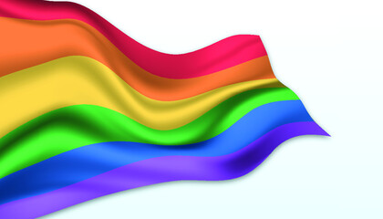 Flag of Pride background.