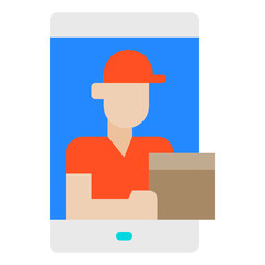 smartphone flat icon