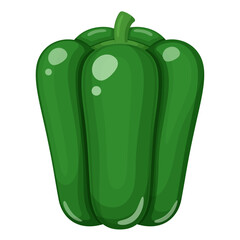 ピーマンのイラスト_1個