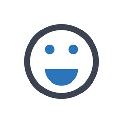 Expression smile icon